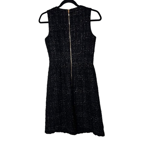 Kate Spade Sparkle Tweed Pearl Button Dress- Size 0 - Picture 6 of 16